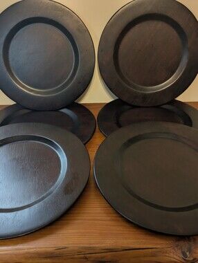 Wood Charger Plates